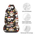 thumbnail image 3 of Lsque Cute Dog Panda Pattern Car Seat Covers for Front Seats , Waterproof Seat Covers for Cars, Sporty Front Seat Covers,Car Seat Cover Protector Front Seats, 3 of 5