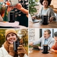 thumbnail image 4 of Vsitoo S3 Pro 16oz Smart Heated Coffee Mug, Auto-Sensing AI, 120-150°F, Hands-Free, Black, 4 of 9