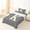 Black K, variant on Erosebridal Initial K Letter Twin Sheet Sets for Kids, Abstract Lines Bedding, 3pcs
