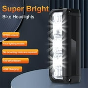 20000lm Bicycle Lights USB Charging Night Riding Equipment Outdoor Cycling Lights Aluminum Headlight
