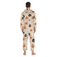 thumbnail image 4 of FORMRS Onesies Pajama for Adults Unisex Hoodie Winter Jumpsuit One Piece Sleepwear, Sizes S-2XL, Beige Halloween Pumpkin, 4 of 7