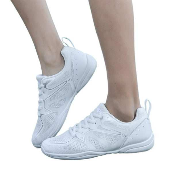 Zapatos Baile Porristas para Niñas Mujeres Y Color Blanco