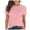Light Pink, variant on Lixiuxyad Women'S T-Shirts Basic T Shirts For Women Short Sleeve Casual Summer Tops Trendy Solid Loose Fit Tshirt,Green L