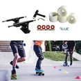 thumbnail image 4 of S SERENABLE Support de Pont pour Camions Planche à Roulettes 7 Pieds' ABEC-11 Roulements Roues Pièce, Résistant à l'Usure Blanc, 4 of 9