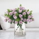 thumbnail image 4 of Ramo de rosas artificiales Farfi, 5 ramas, 11 cabezas, hojas verdes realistas, fácil de cuidar, no se marchitan, eucalipto artificial, rosa de seda sintética, decoración para balcón (naranja), 4 of 8