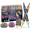 48 PCs/96 Colors, variant on COORIART 12 PCS Dual Tip Glitter Brush Markers Pens, 24 Colors Metallic Sparkle Markers for Doodle Writing, Coloring Books, Journals, Planners, Scrapbooking, Card Making and DIY Crafts