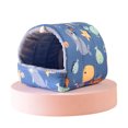 thumbnail image 1 of Nido de hámster Suave Cálido Transpirable Lindo Algodón Pequeña Hamaca para Mascotas Cama para planeadores del azúcar Osos Dorados Loros 10x10cm / 3.9x3.9in Sea World, 1 of 5
