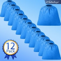 Anbaboys VRC5 Cloth Filter Bags for Vacmaster 4 to 16 Gallon Wet/Dry Vacuums VBV1210 VJC507P, 12 Pack