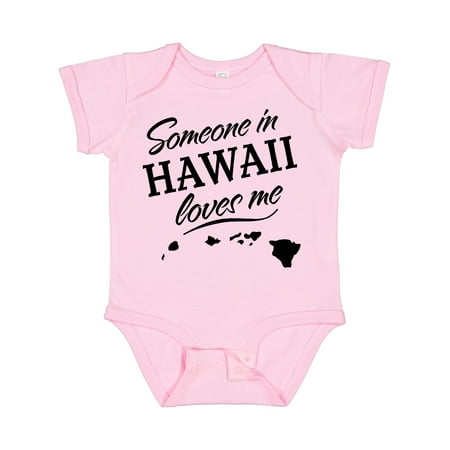 

Inktastic Someone in Hawaii Loves Me Gift Baby Boy or Baby Girl Bodysuit