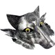 thumbnail image 5 of Máscara de cabeza de lobo para Halloween, fiesta, carnaval, mascarada, Cosplay, Bar, actuaciones, decoraciones, 5 of 6