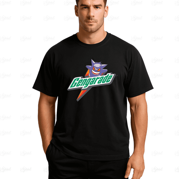 Gengarade Funny Pokemon Gengar Parody Gamer Fan Graphic Unisex T-Shirt, up to Size 5XL