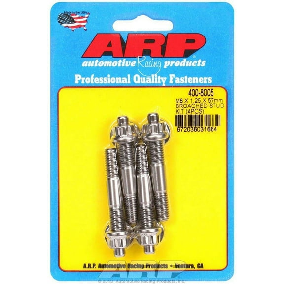 S/S Stud Kit - (4) M8 x 1.25in x 57mm
