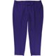 thumbnail image 2 of Anne Klein Pantalones casuales con frente plano para mujer, Púrpura, 16 Anne Klein Pantalones, 2 of 2