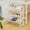 🌈 White_Base#4132, variant on Kuroiy Shoe Rack With Wheels | Movable 3 Tier Shoe Storage Cabinet Organizer | Plastic Black or White | Space Saving Under Table Entryway Bedroom Closet | Easy to Clean & Assemble