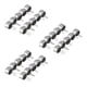 thumbnail image 1 of 30 PCS 9,7mm x 7mm 2 Pin MIC Capsula Electret Condensador Minifono, 1 of 8