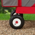 Radio Flyer, 3in1 AllTerrain EZ Fold Wagon with Canopy, Red and Gray
