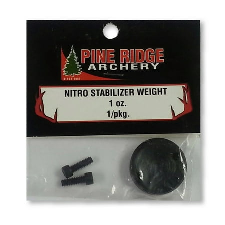 Pine Ridge Archery Nitro Stabilizer 1.0 Ounce Stackable Weight