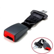 HOTSYSTEM 9" Safety Seat Belt Extender Seatbelt Extension Strap Buckle Universal Car Black