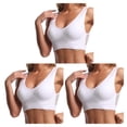 thumbnail image 1 of Sonducket Sujetador deportivo inalámbrico para mujer, chaleco acolchado para dormir, ropa interior transpirable a prueba de golpes para mujer, Type1 NO1, 1 of 6