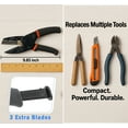 thumbnail image 2 of Heavy Duty 3-in-1 Power Multi Tool - Utility Scissors, Pliers & Wire Cutter w/ Carbon Steel Blades, 2 of 8