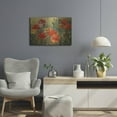 thumbnail image 6 of Luxe Metal Art ' Poppy Fields' by Emma Styles, Metal Wall Art, 24"x16", 6 of 8