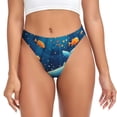 thumbnail image 1 of Fotbe Whimsical Underwater Fantasy Tanga Sin Costuras para Mujer con Estampado – Panties Invisibles, Transpirables y Cómodos para Uso Diario-Large, 1 of 6