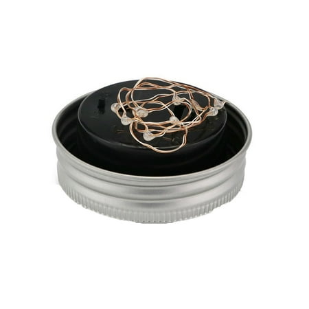 

Home Decoration LED Fairy Light Solar For Mason Jar Lid Insert Color Changing Garden Decor