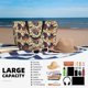 thumbnail image 5 of Fotbe Fashion Hippie Girl Bolsa de Viaje para Playa - Resistente al Agua, Bolsa Tote de Gran Capacidad y Ligera con 7 Bolsillos para Mujeres y Hombres, 5 of 7