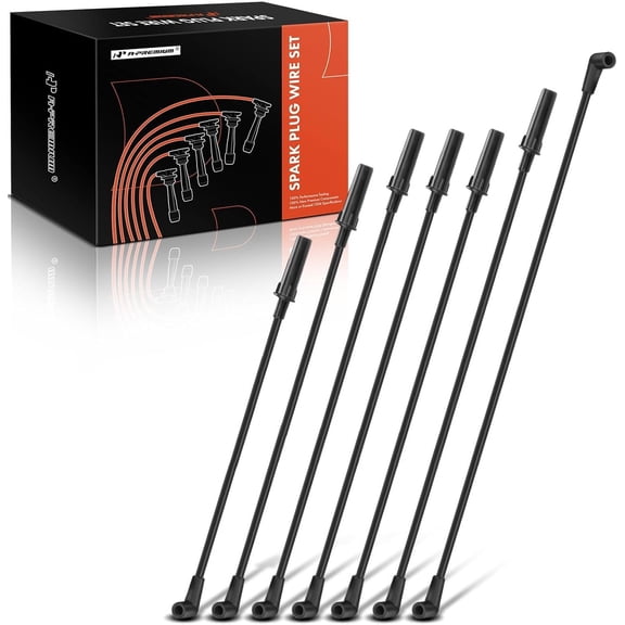 A-Premium Spark Plug Wire Set Compatible with Dodge Durango Dakota Ram 1500/2500 Van B150 B250 B1500 B2500 D150 D250 W150 V6 3.9L 7-PC Set