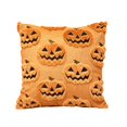 thumbnail image 2 of 2026 Halloween Pillow Covers 18x18 Inch Soft Plush Faux Wool Textured Throw Pillow Covers Cute 3D Decorative Cushion Cases for Couch Sofa Bedroom Home Decor, 2 of 9