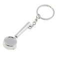 thumbnail image 3 of kurtrusly Keyring Key Chain Ring Coffee Accessories Stylish and Compact Silver Portafilter 2x2x2cm 1Set, 3 of 6