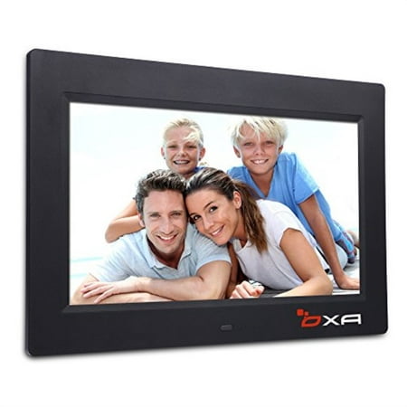 OXA 7-Inch 4G HD Digital Photo Frame with Built-in Storage MP3 Video Player Wall Mountile with Remote Control (Best Way To Store Digital Photos)