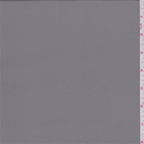 Dove Grey Polyester Crepon, Fabric By the Yard