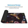 thumbnail image 5 of Disketp Gaming Mouse Pad Humming Bird And Tropical Flowers Pattern Large Mouse Mat Long Extended Desk Pad Non-Slip Rubber Mice Pads Stitched Edges Thin Pad (11.8x31.5 Inch), 5 of 9
