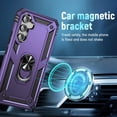 thumbnail image 4 of for Samsung Galaxy A54 5G Case for 54 Case,[Military Grade Drop Tested] Hard Back & Soft Edge Slim Protective Designed Case-Purple, 4 of 12