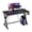 Black, variant on RSPGAME 55" Music Sync Gaming Desk with LED Lights, Gamer Table with Cup Holder & Headphone Hook, X-Shape Home Office PC Computer Desk, Blue