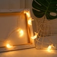 thumbnail image 3 of Cadena de luces navideñas, 20 luces LED con cadena de luces, luces colgantes de luna, multifuncionales, 3 of 8
