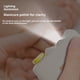 thumbnail image 5 of Guardurnaity Cortaúñas eléctrico automático ABS con luz LED para un cuidado rápido y eficiente de las uñas. Juegos de manicura rosa, 5 of 6