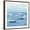 Brown Frame, variant on Art.com Summer Regatta II Stretched Canvas Print Wall Art by Emma Scarvey, 30" x 30"