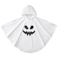 thumbnail image 2 of Uccdo 1-6Y Toddler Girls Boys Halloween White Ghost Costumes Kids Party Ghostly Costume Hooded Cloak, 2 of 8
