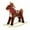 Dark Brown M, variant on Interactive Rocking Horse with Sound & Moving Parts, Plush Riding Toy for Kids 1-6 Years, 110lbs Capacity, Eye-Catching Nursery Decor