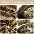 thumbnail image 3 of Nanshing Leopard 9 Piece Animal Print Comforter Set , Brown Gold , Queen , Short Plush Print, 3 of 7