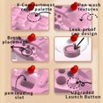 thumbnail image 2 of Máquina Limpieza Pinceles Con Botón Drenaje para Adultos Y Artistas () Rosa, 2 of 9