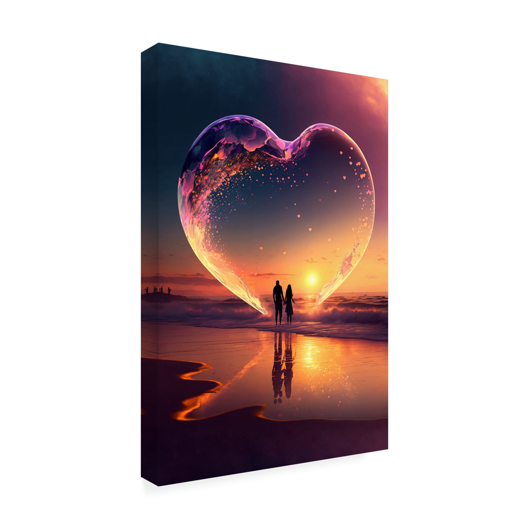 Canvas Wall Art - Ray Heere 'Love Is In The Air 5' Wall Art for Living Room, Bedroom, or Office Décor by Trademark Fine Art - 22 x 32 Inches