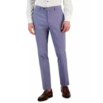 tommy hilfiger men's modern-fit th flex stretch plaid dress pants $95 Tommy Hilfiger Men's Gray Modern-Fit Plaid Trousers Dress Pants Size 34W 30L
