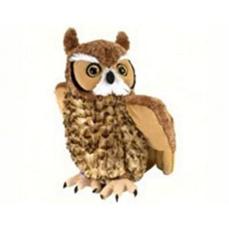 Great Horned Owl Animals - Wild Republic Great Horned Owl Plush, Stuffed Animal, Plush Toy, Kids Gifts, Cuddlekins 12\