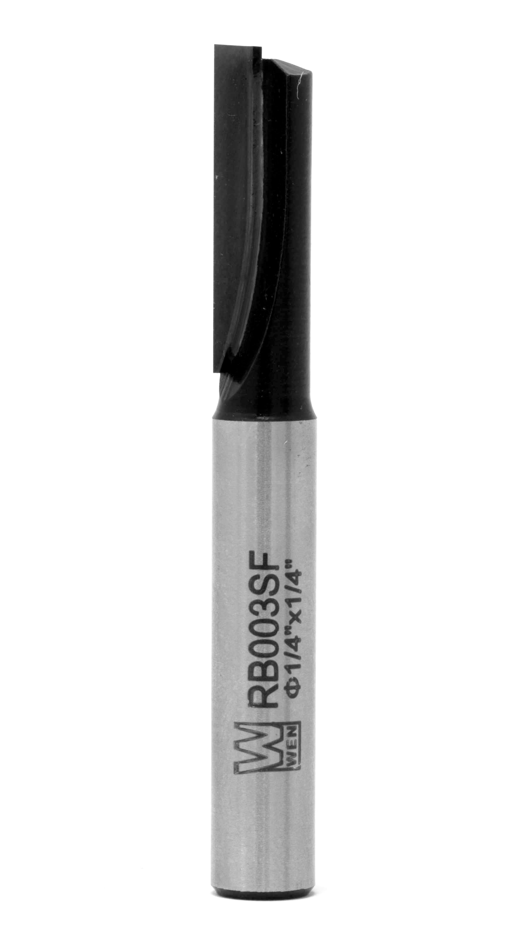 WEN 1/4 in. Straight 1-Flute Carbide-Tipped Router Bit with 1/4 in. Shank