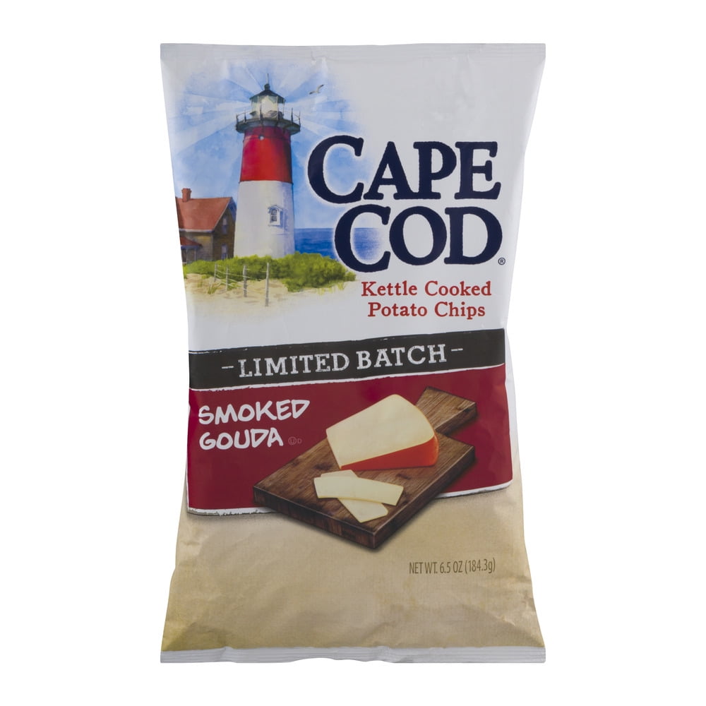 Cape Cod Kettle Cooked Smoked Gouda Potato Chips, 6.5 Oz. Walmart