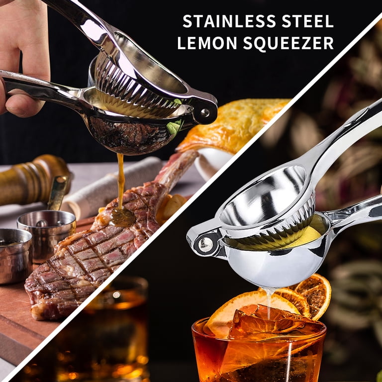 bussi　G5ライムジュース BUSATIA, Handheld Lemon Squeezer, Large Stainless Steel Citrus