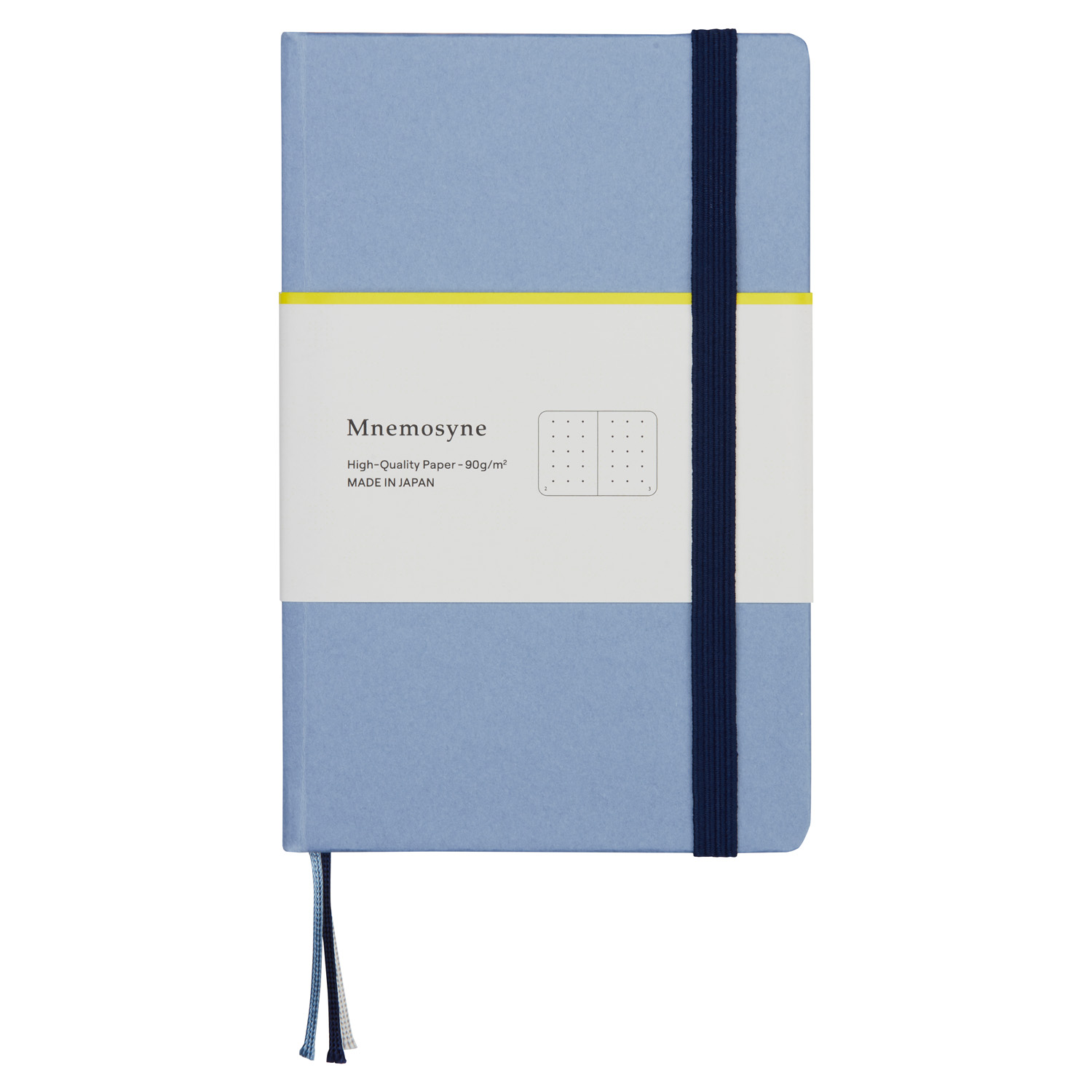 Maruman A6 Notebook Mnemosyne Journal Light blue 5mm Dot grid